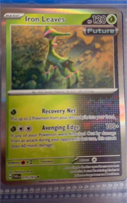 2024 Pokémon SV06: Twilight Masquerade #019 Iron Leaves — front