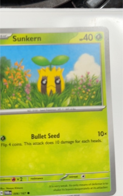 2024 Pokémon SV06 #006 Sunkern — front