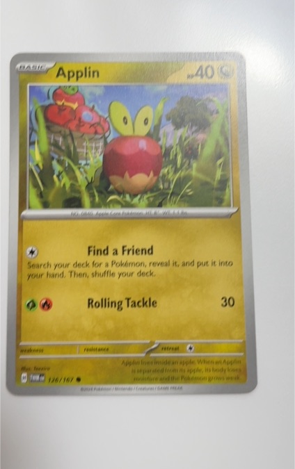 2024 Pokémon SV06: Twilight Masquerade #126 Applin — front