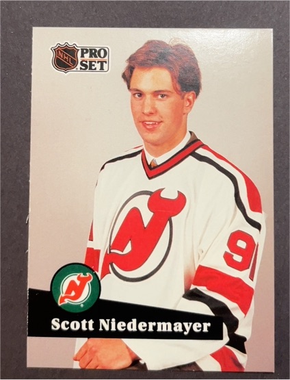 1991-92 Pro Set #CC4 Scott Niedermayer Rookie Card — front