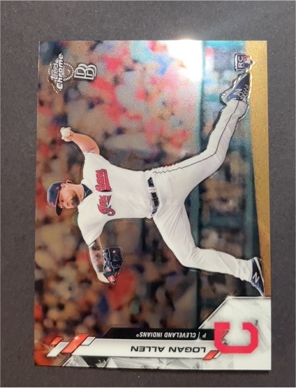 2020 Topps Chrome #155 Logan Allen — front