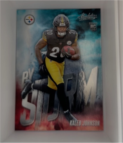 2025 Panini Absolute By Storm #8 Kaleb Johnson — front