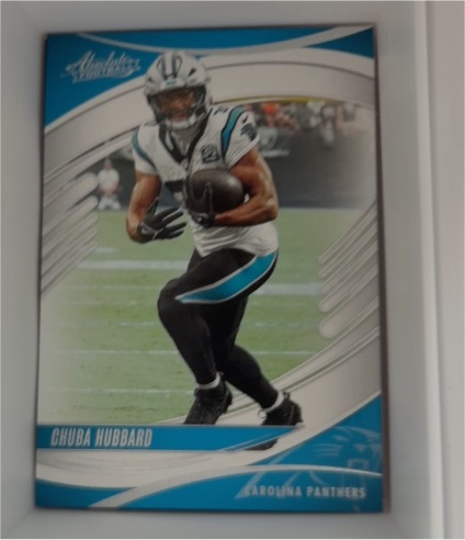 2025 Panini Absolute #15 Chuba Hubbard — front