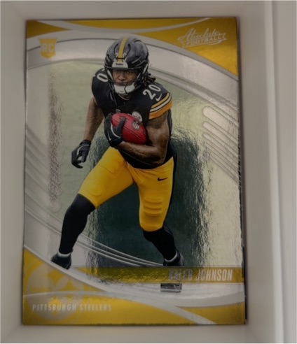 2025 Panini Absolute #148 Kaleb Johnson — front