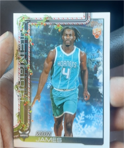 2025-26 Topps Holiday #H193 Sion James — front