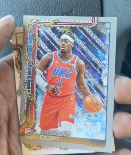 2025-26 Topps Holiday #H92 Luguentz Dort — front