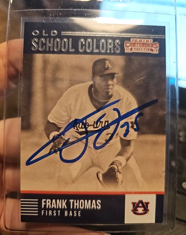 2015 Panini Contenders Old School Colors #5 Frank Thomas — front