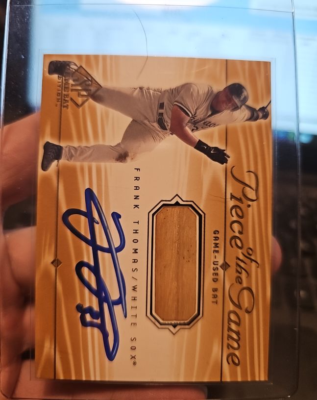 2001 Upper Deck SP Game Bat Edition #FT Frank Thomas — front
