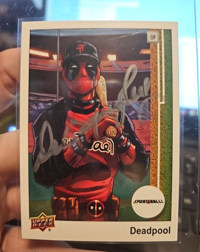 2025 Upper Deck Deadpool Baseball Card — front
