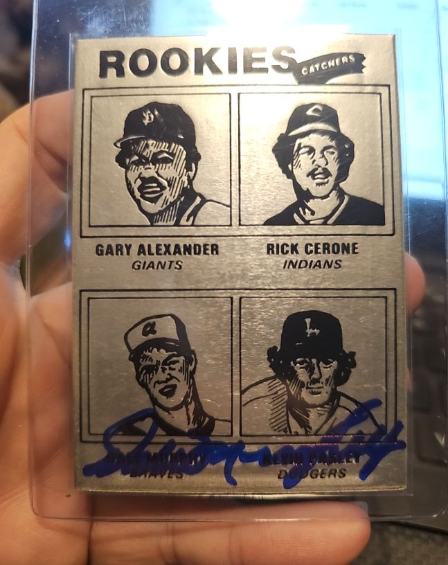 1977 Topps #476 Rookies & Catchers Gary Alexander Rick Cerone Dale Murphy Steve Yeager — front