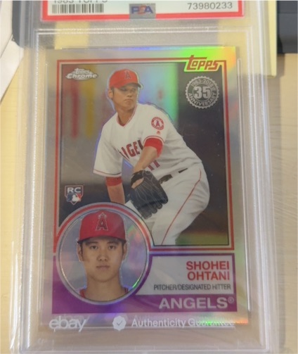 2018 Topps Chrome 1983 Topps #83T-6 Shohei Ohtani — front