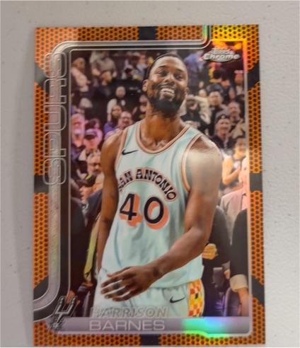 2025-26 Topps Chrome #216 Harrison Barnes — front