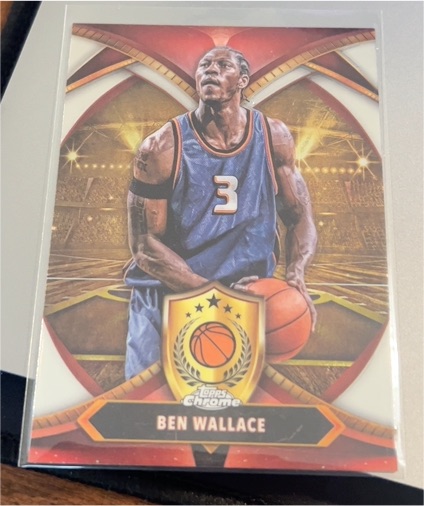 2024-25 Topps Chrome Ball of Duty #BOD-20 Ben Wallace — front