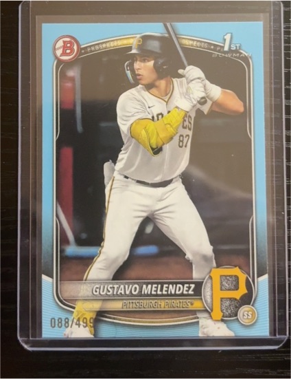 2025 Bowman Draft #BDC-112 Gustavo Melendez — front