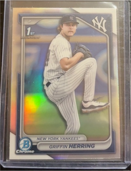 2024 Bowman Draft Chrome #BDC-173 Griffin Herring — front