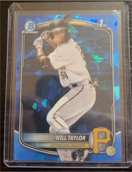2025 Bowman Chrome #BCP-179 Will Taylor — front