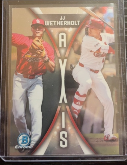 2025 Bowman Draft #A-12 JJ Wetherholt Axis — front