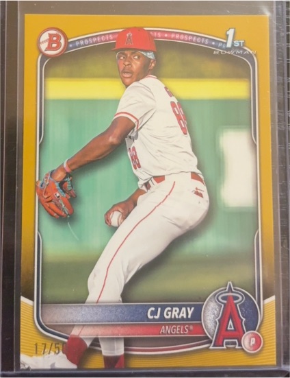 2025 Bowman Draft #BDC-197 CJ Gray — front
