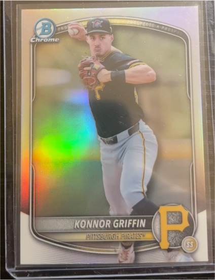 2025 Bowman Draft Chrome #BDC-102 Konnor Griffin — front