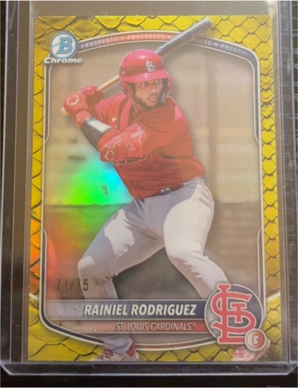 2025 Bowman Draft Chrome #BDC-72 Rainiel Rodriguez — front