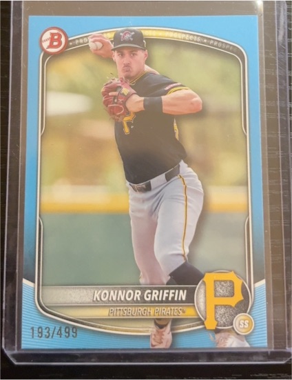 2025 Bowman Draft #BD-102 Konnor Griffin — front