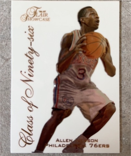 1996-97 Flair Showcase Class of Ninety-Six #10 Allen Iverson — front