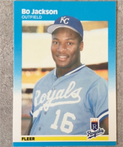 1987 Fleer #369 Bo Jackson — front