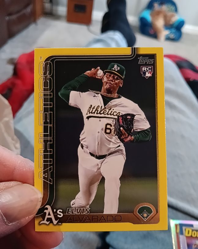 2025 Topps Update #US61 Elvis Alvarado — front