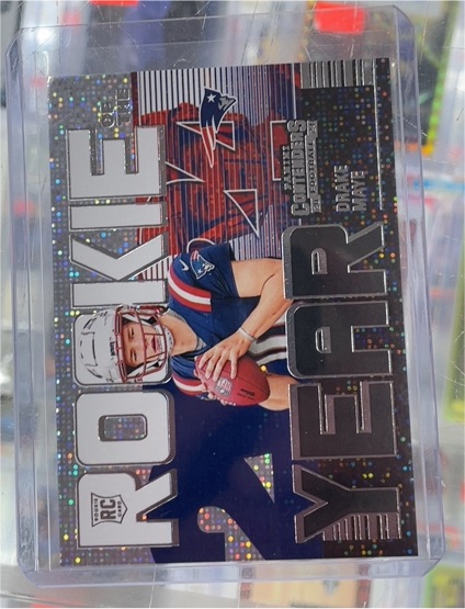 2024 Panini Contenders #3 Drake Maye Rookie of the Year — front