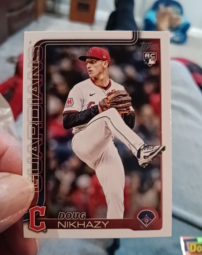 2025 Topps #Doug Nikhazy Rookie Card — front