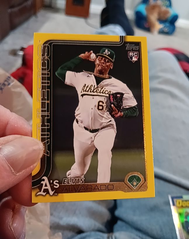2025 Topps Update Series #US61 Elvis Alvarado — front