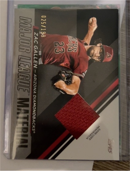 2024 Topps Series 2 Major League Material #MLM2-ZGA Zac Gallen — front
