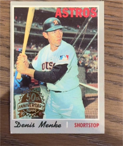 1970 Topps #155 Denis Menke — front