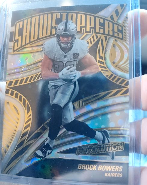 2025 Panini Revolution Showstoppers Brock Bowers Raiders — front