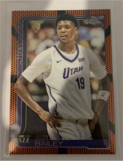 2025-26 Topps Chrome #255 Ace Bailey — front
