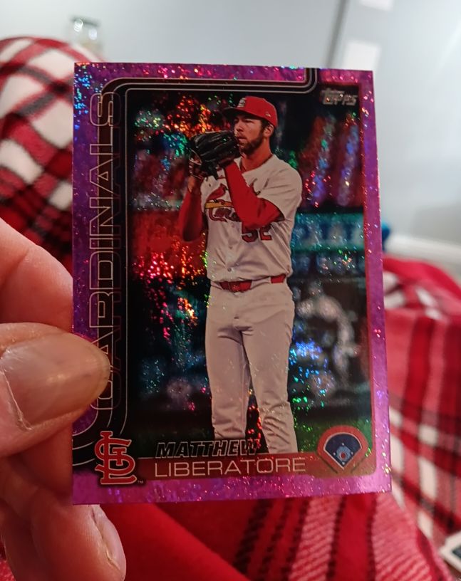 2025 Topps Update Series #US185 Matthew Liberatore — front