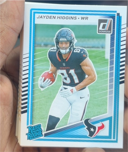 2025 Donruss #334 Jayden Higgins — front