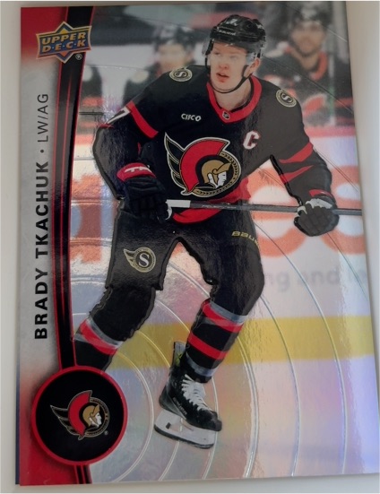 2025-26 Upper Deck Tim Hortons #7 Brady Tkachuk — front