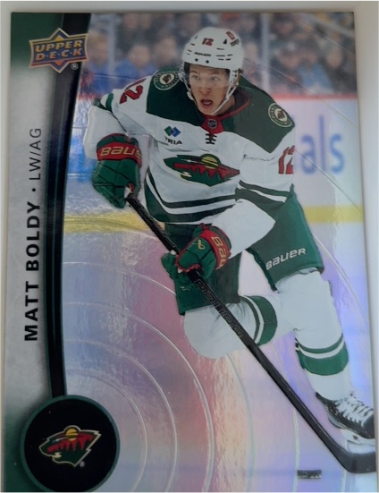 2025-26 Upper Deck Tim Hortons #12 Matt Boldy — front