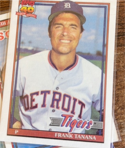 1991 Topps #236b Frank Tanana — front