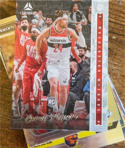 2021-22 Panini Chronicles Luminance #249 Corey Kispert — front