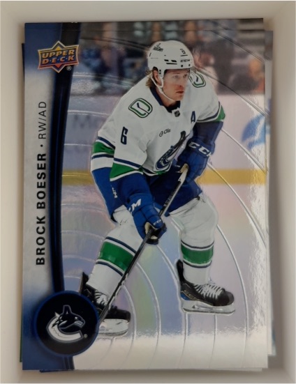 2025-26 Upper Deck Tim Hortons #6 Brock Boeser — front