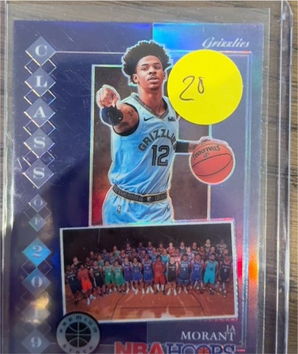2019-20 Panini Hoops Premium Stock Class of 2019 #9 Ja Morant — front