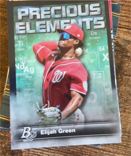 2023 Bowman Platinum #PE-24 Elijah Green Precious Elements — front