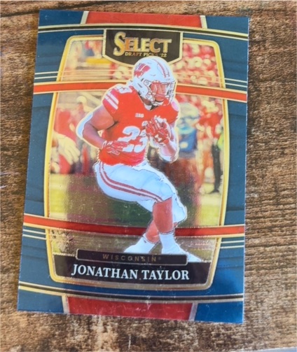 2022 Panini Select Draft Picks #95 Jonathan Taylor — front
