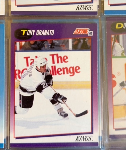 1991-92 Score #57 Tony Granato — front