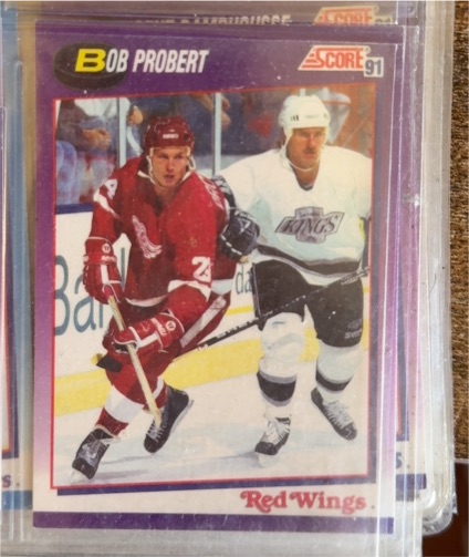 1991-92 Score American #73 Bob Probert — front