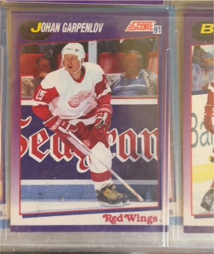 1991-92 Score #204 Johan Garpenlov — front