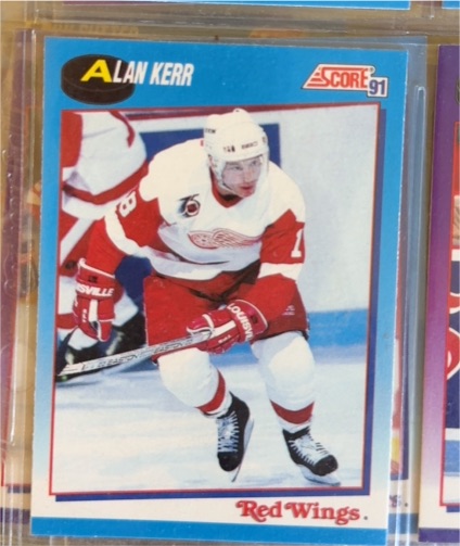 1991 Score #91 Alan Kerr — front