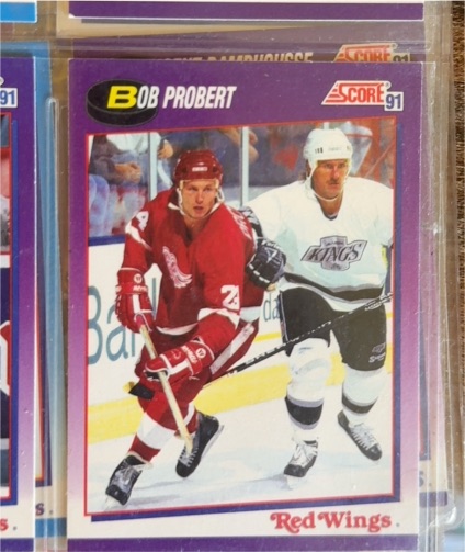 1991 Score #73 Bob Probert — front